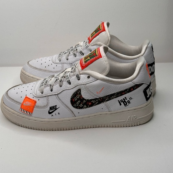 Nike Air Force 1 Low Premium Low Just Do It "White" AR7719-100 Mens 6.5Y - Picture 2 of 6